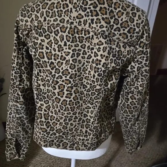 Wonder Nation cheetah print jacket sizen 14/16 (xl) Jrs. - Picture 8 of 9